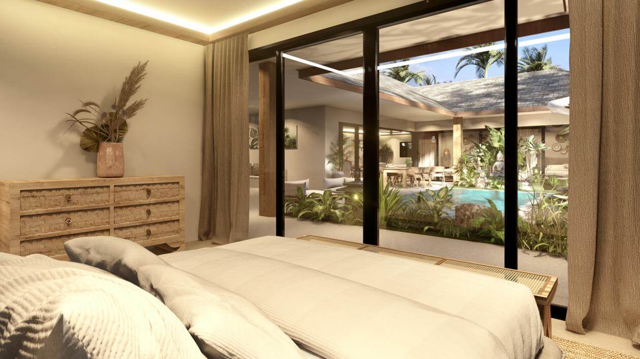 VILS-0044 - Off-plan private residence with 3–4 Bedroom and private pool, walking distance to the Beach in Lamai, Koh Samui – For Sale