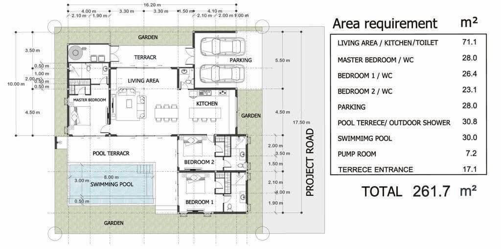 VILS-0047 - Ready to move 3-bedroom modern villa with private pool and garden in Lamai