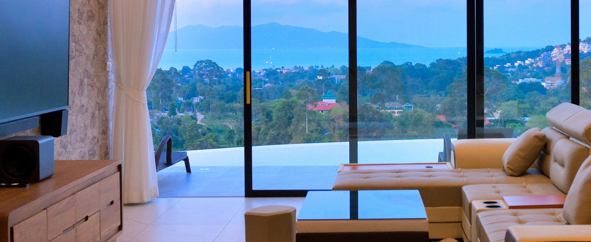 VILS-0086: Luxury 5-Bedroom Hillside Villa with Private Pool, Gym & Sauna in Bo Phut