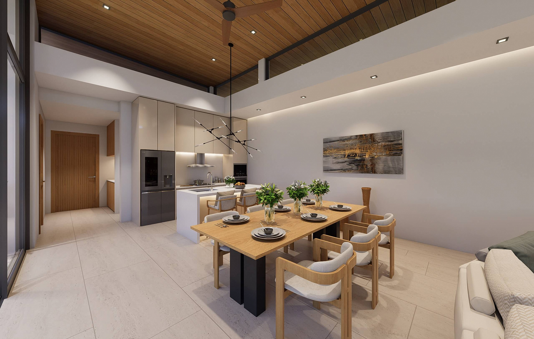 VILS-0075: Off-Plan single-stroy 3-bedroom tropical villas with private pool in Plai Laem