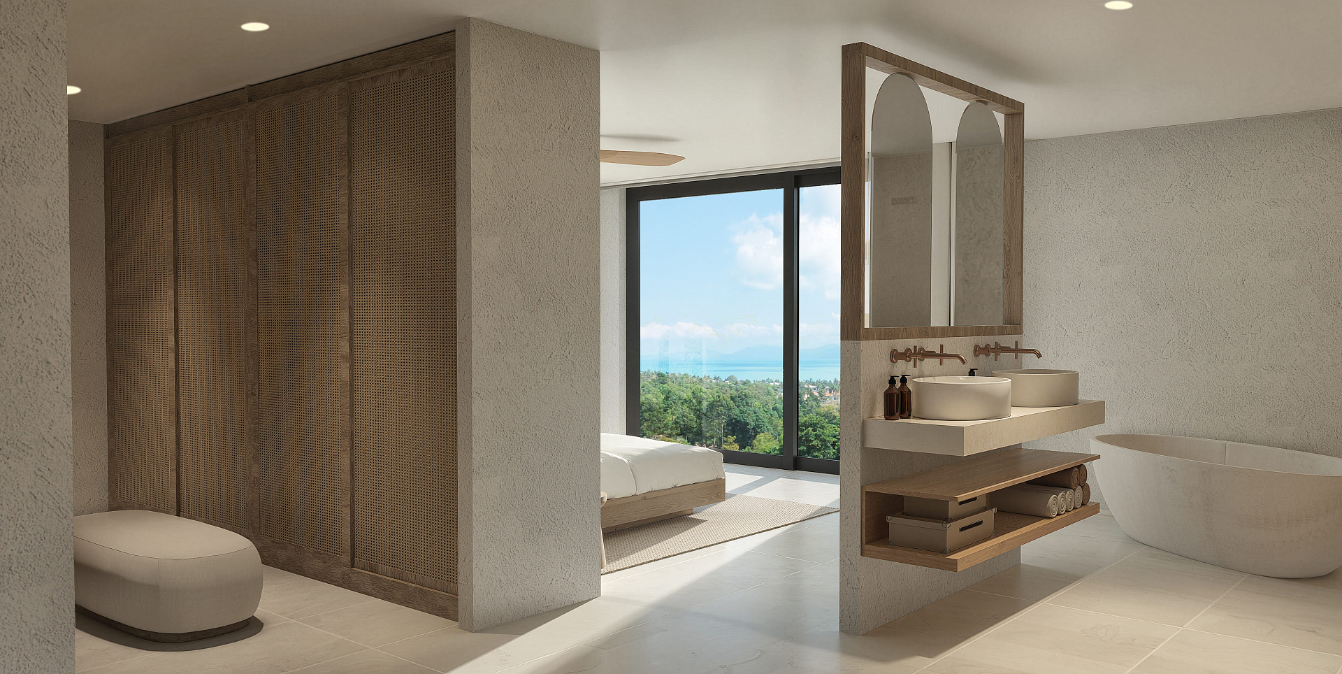 VILS-0079: Off-plan luxury 7-bedroom sea view villa with infinity pool, short drive to Bangrak Beach, Bophut