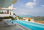 VILS-0056 - Luxury 4-bedroom sea view villa with infinity pool in Plai Laem for sale