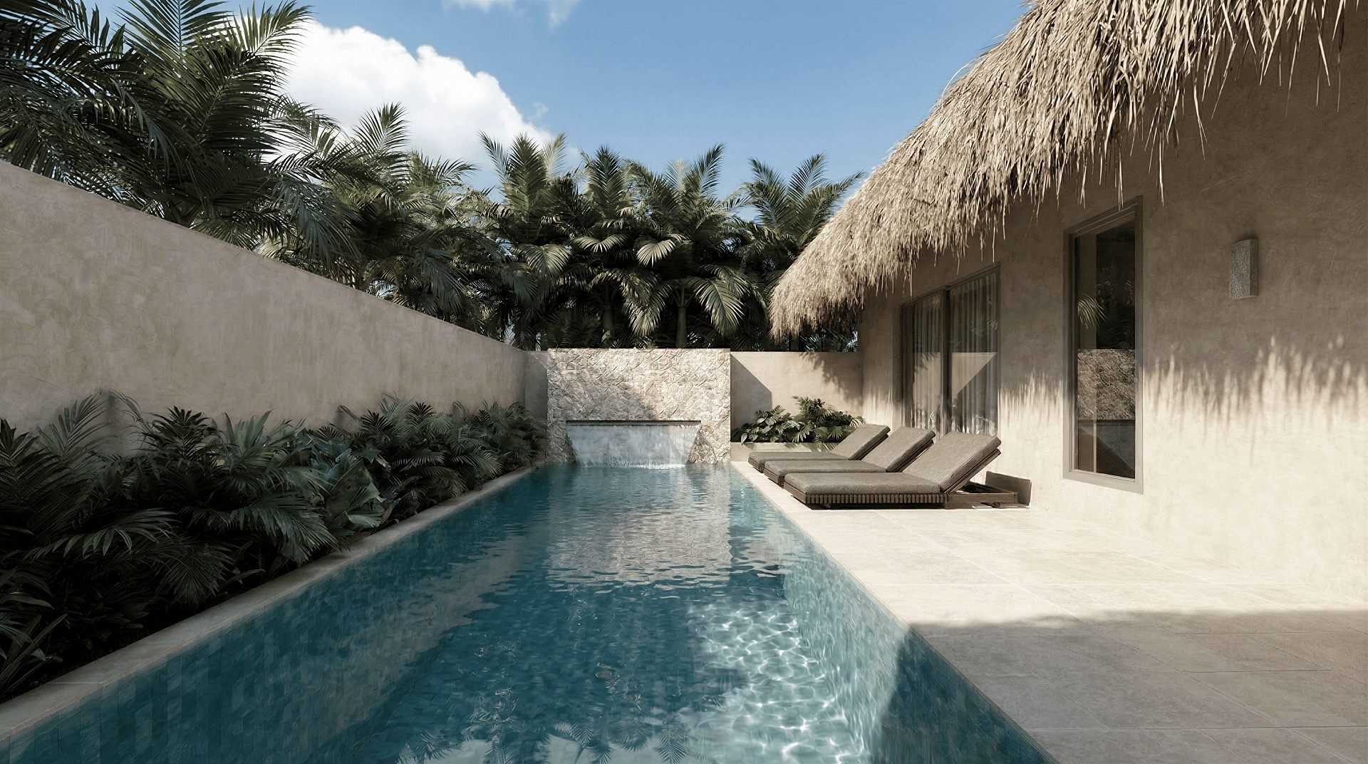 VILS-0085: Off-plan exclusive 3-bedroom lakeside villas in Chaweng