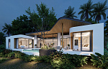 VILS-0075: Off-Plan single-stroy 3-bedroom tropical villas with private pool in Plai Laem