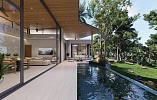 VILS-0075: Off-Plan single-stroy 3-bedroom tropical villas with private pool in Plai Laem