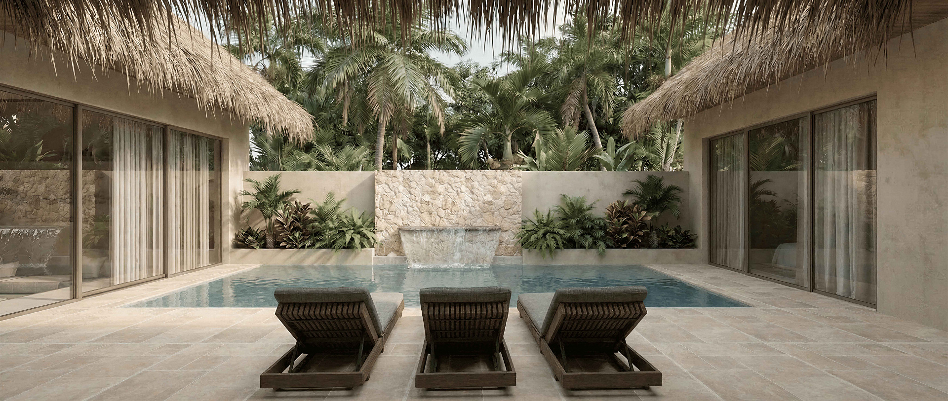 VILS-0085: Off-plan exclusive 3-bedroom lakeside villas in Chaweng