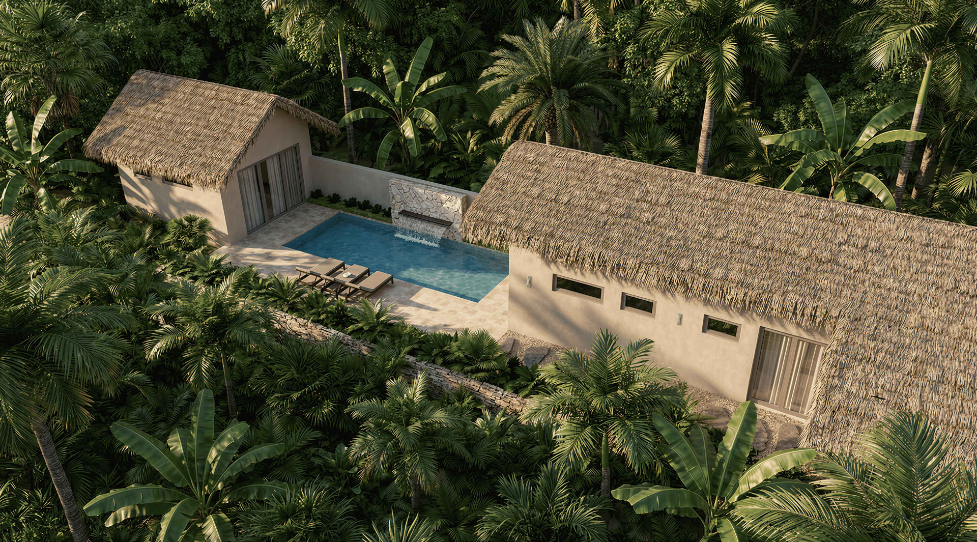 VILS-0085: Off-plan exclusive 3-bedroom lakeside villas in Chaweng