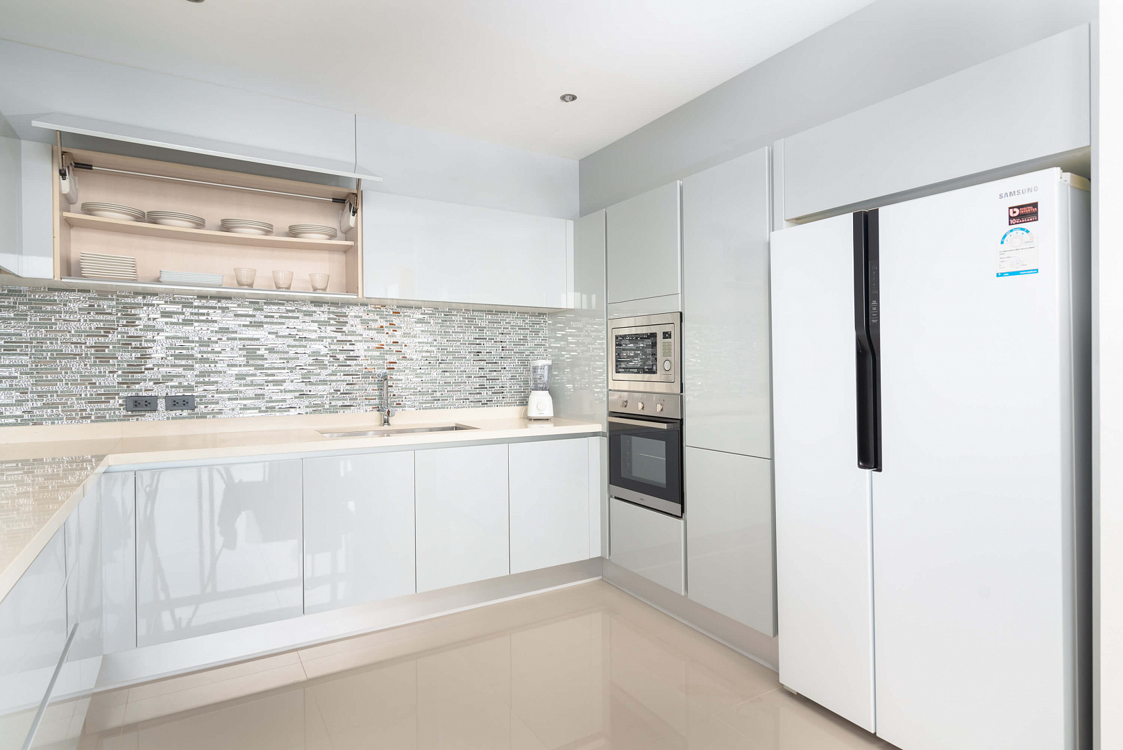 VILS-0077: Stylish 1-bedroom sea view penthouse with panoramic terrace in Maenam