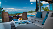 VILS-0080: Spacious 4-bedroom sea view villa with infinity pool in Maenam