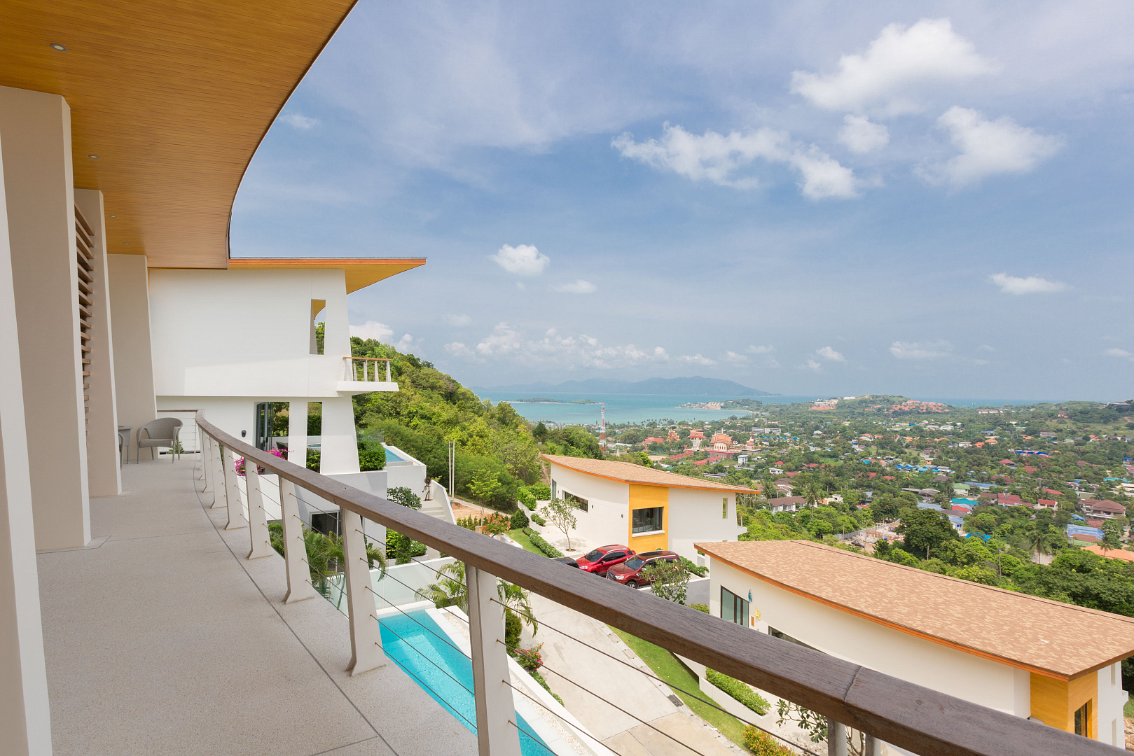 VILS-0056 - Luxury 4-bedroom sea view villa with infinity pool in Plai Laem for sale