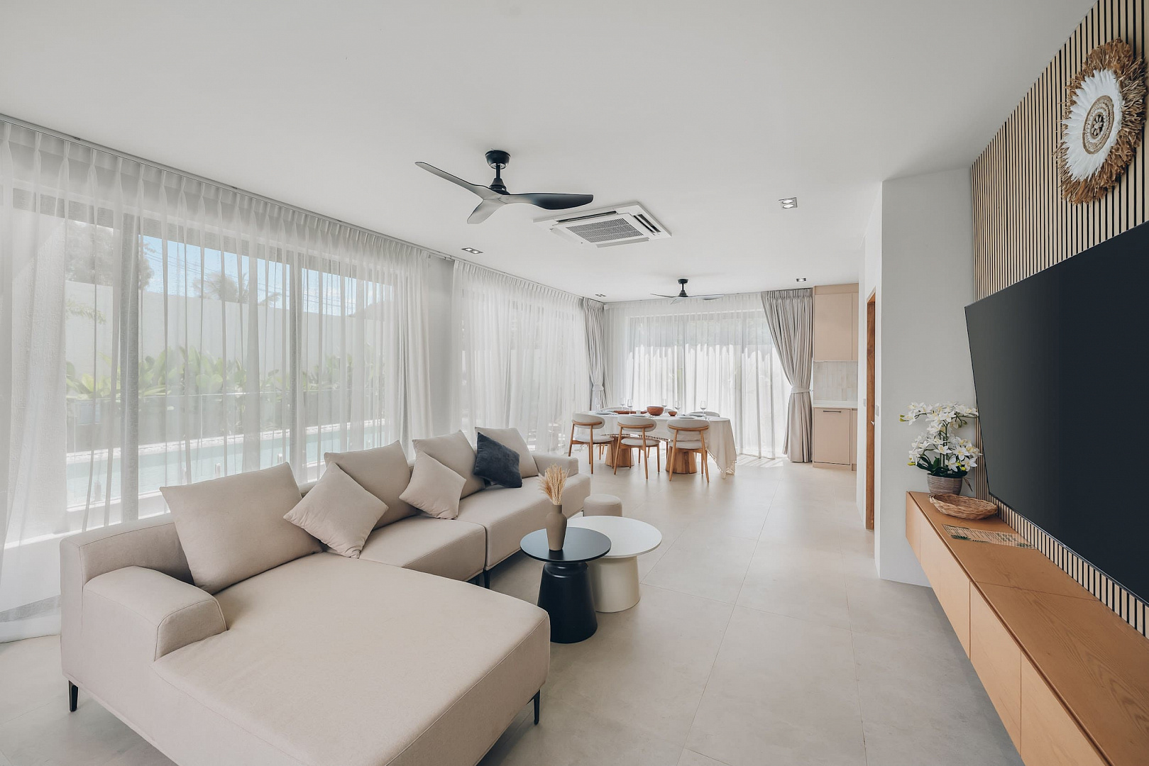 VILS-0073:Fully-fitted 3-bedroom villa with private pool and garden in Bo Phut, Samiu