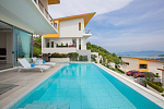 VILS-0056 - Luxury 4-bedroom sea view villa with infinity pool in Plai Laem for sale