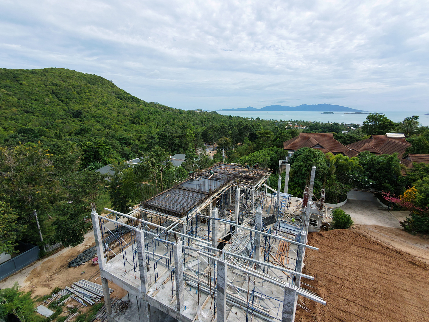 VILS-0079: Off-plan luxury 7-bedroom sea view villa with infinity pool, short drive to Bangrak Beach, Bophut