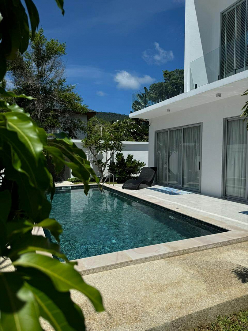 VILS-0083: Ready two-storey 3-bedroom private pool villa, close to Ban Tai Beach, Koh Samui
