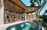 VILS-0075: Off-Plan single-stroy 3-bedroom tropical villas with private pool in Plai Laem