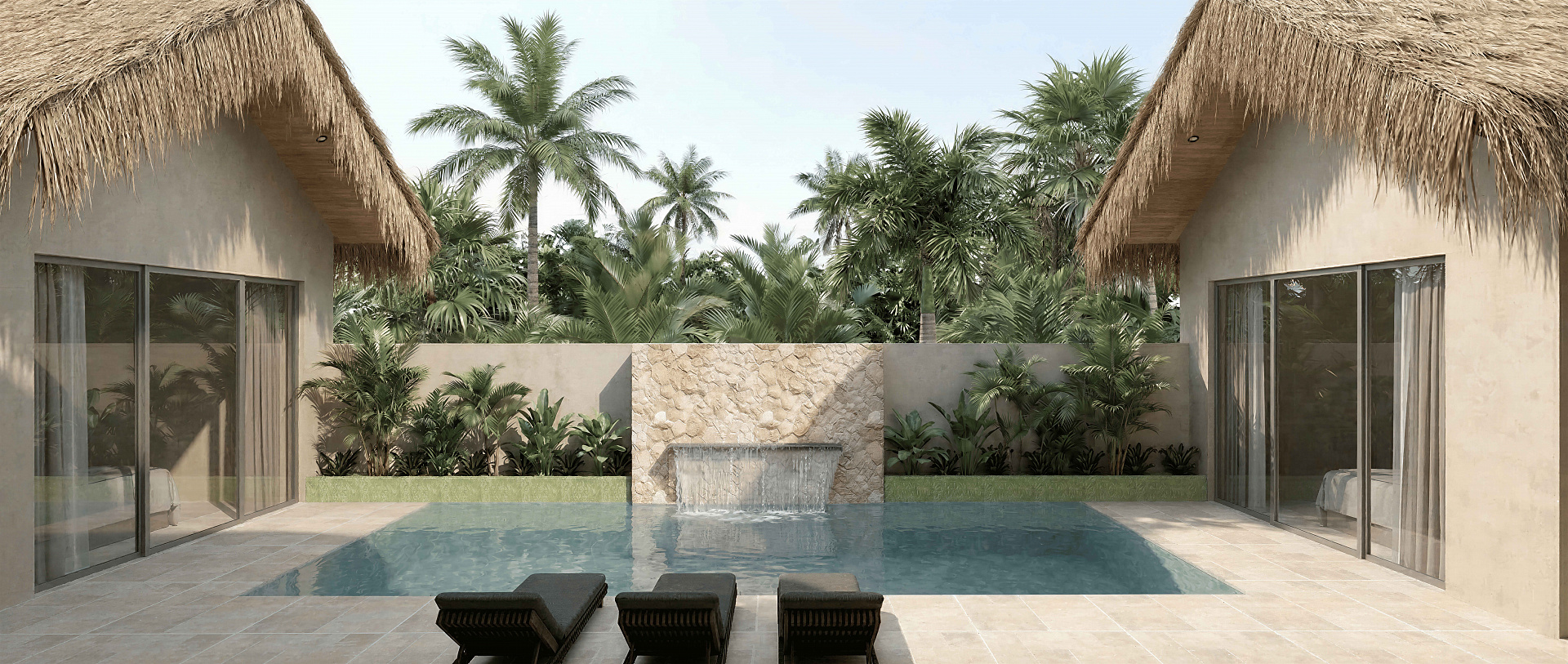 VILS-0085: Off-plan exclusive 3-bedroom lakeside villas in Chaweng