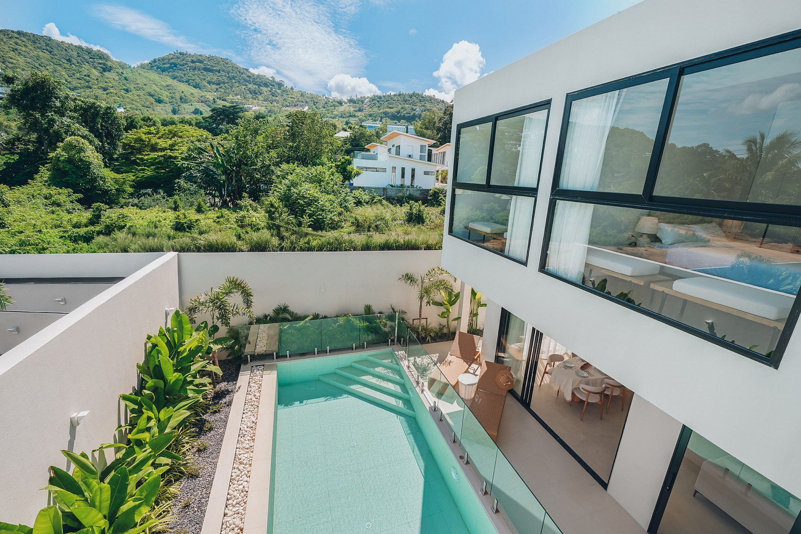 VILS-0073:Fully-fitted 3-bedroom villa with private pool and garden in Bo Phut, Samiu