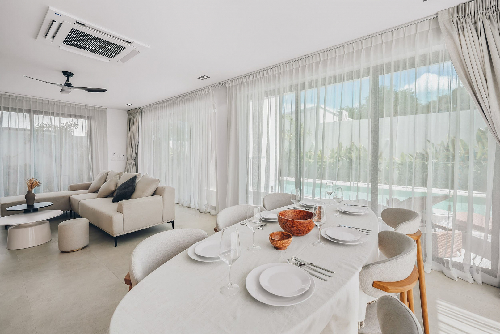 VILS-0073:Fully-fitted 3-bedroom villa with private pool and garden in Bo Phut, Samiu