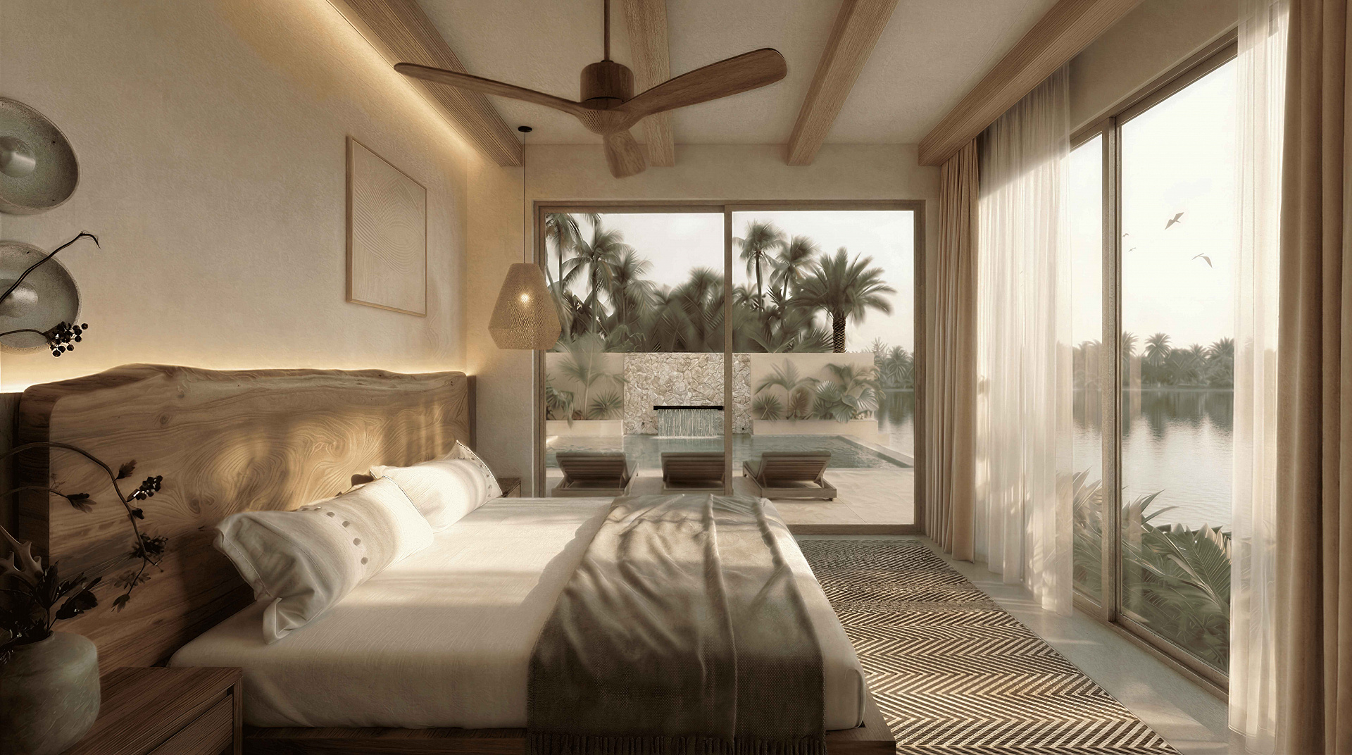 VILS-0085: Off-plan exclusive 3-bedroom lakeside villas in Chaweng
