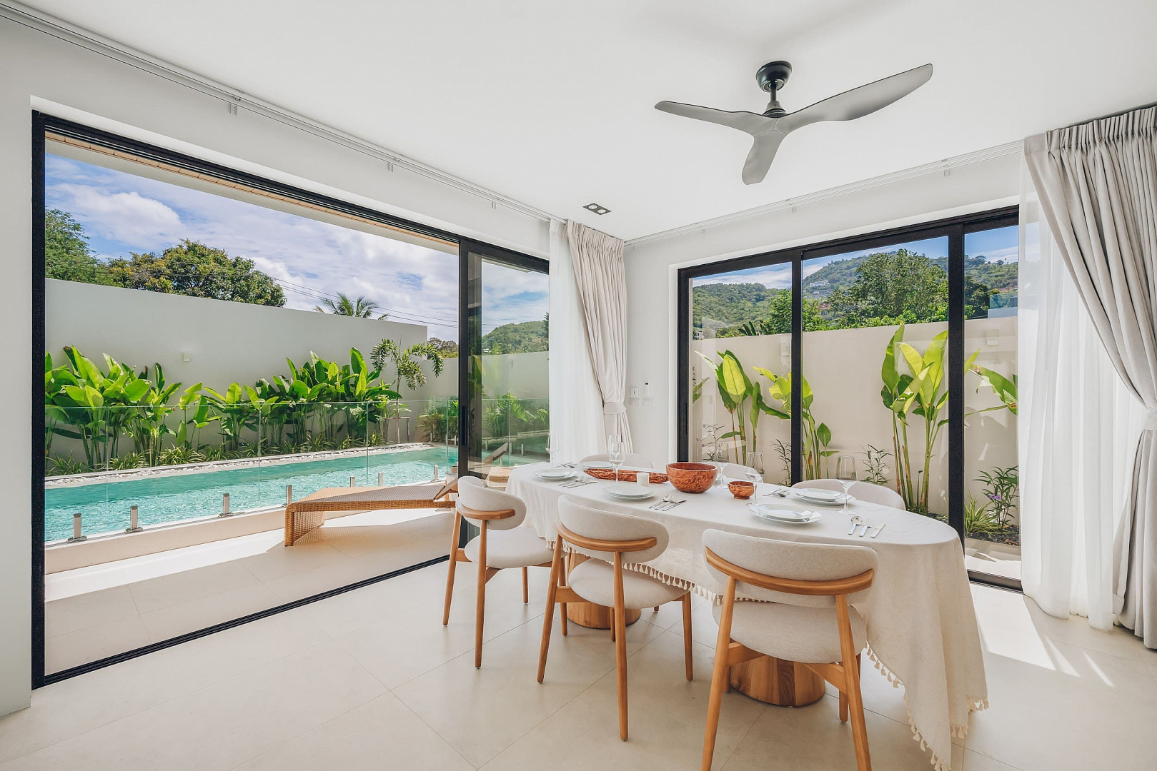 VILS-0073:Fully-fitted 3-bedroom villa with private pool and garden in Bo Phut, Samiu