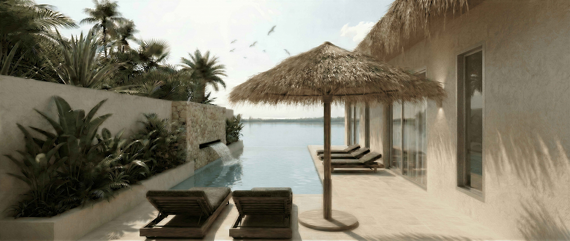VILS-0085: Off-plan exclusive 3-bedroom lakeside villas in Chaweng