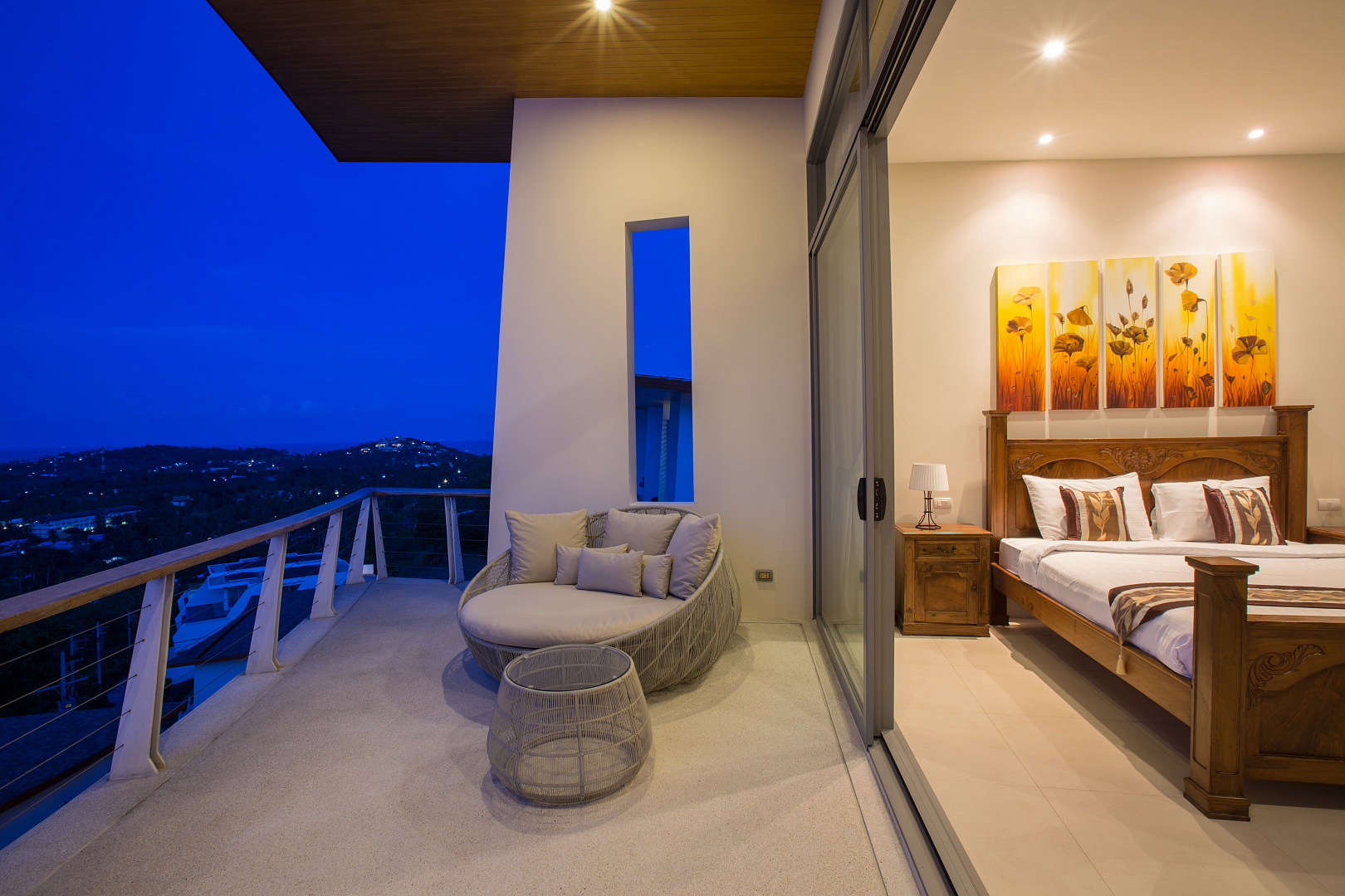 VILS-0056 - Luxury 4-bedroom sea view villa with infinity pool in Plai Laem for sale